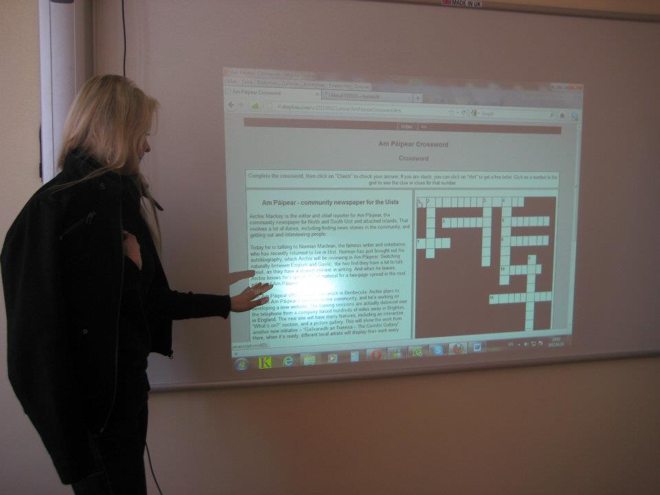 The unit is demonstrated